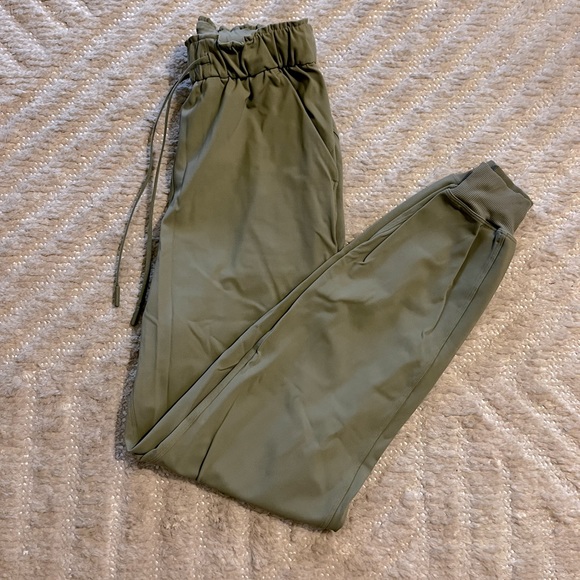 Lululemon | Stretch High Rise Joggers | Full Length | Rosemary Green | 2 - Picture 2 of 4